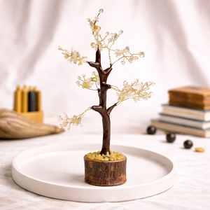 Natural Citrine Tree Close Up – Genuine Yellow Crystal Beads | Bellarosa Gems