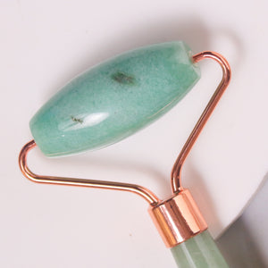 Natural Green Aventurine Face Roller Angle View – Certified Crystal