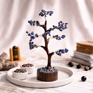 Natural Lapis Lazuli Tree Second Angle – Blue Crystal Tree | Bellarosa Gems