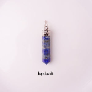 Natural Pencil Pendant Close Up – Crystal Detail | Bellarosa Gems Surat