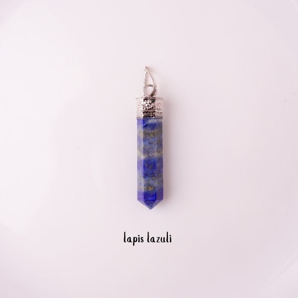 Natural Pencil Pendant Close Up – Crystal Detail | Bellarosa Gems Surat