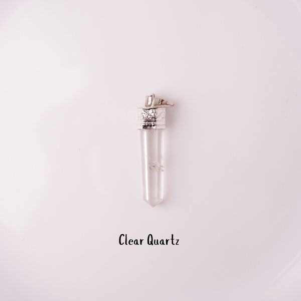 Natural Pencil Pendant Second View – Handcrafted Crystal | Bellarosa Gems