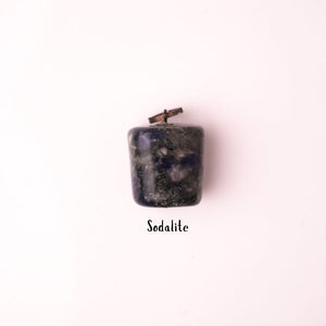 Natural Sodalite Tumble Pendant – Blue Wisdom Stone