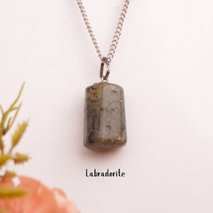 Natural Tumble Pendant 3 Group Display – All Crystal Types