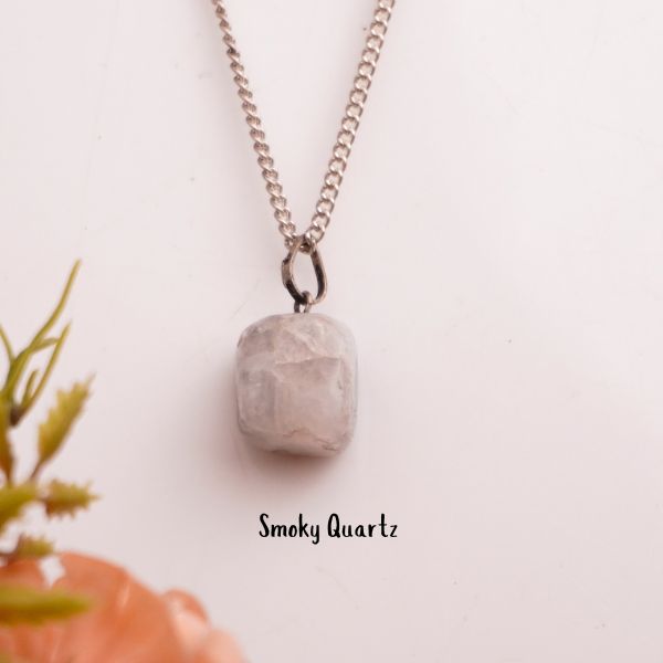 Natural Tumble Pendant 4 Angle View – Genuine Crystal