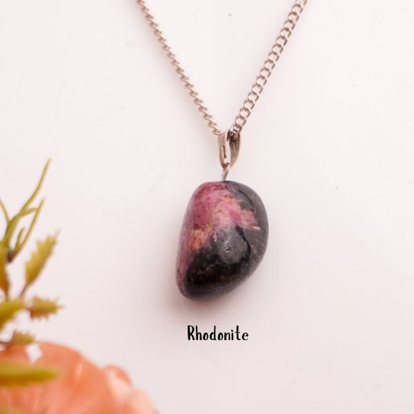 Natural Tumble Pendant 4 Styled Shot – Genuine Crystal