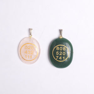 Natural Zibu Coin Pendant – Rose Quartz Crystal Jewellery