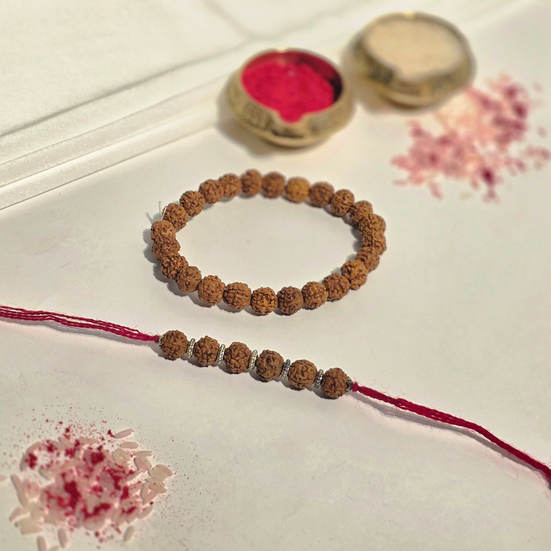 Crystals Rakhi for sharpening the Mind and increase power of Intuition (G)