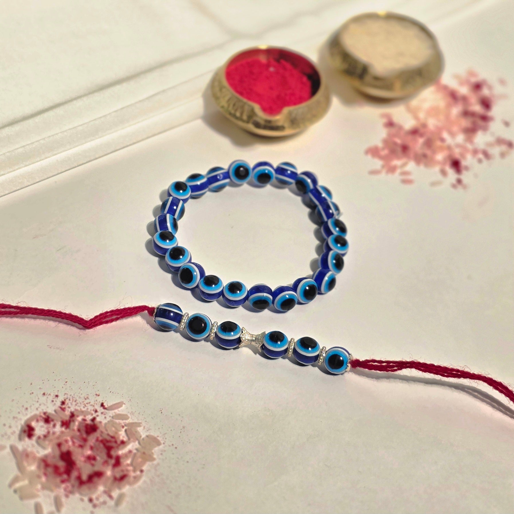 Crystals Rakhi for Protection From Evil Eye (H)