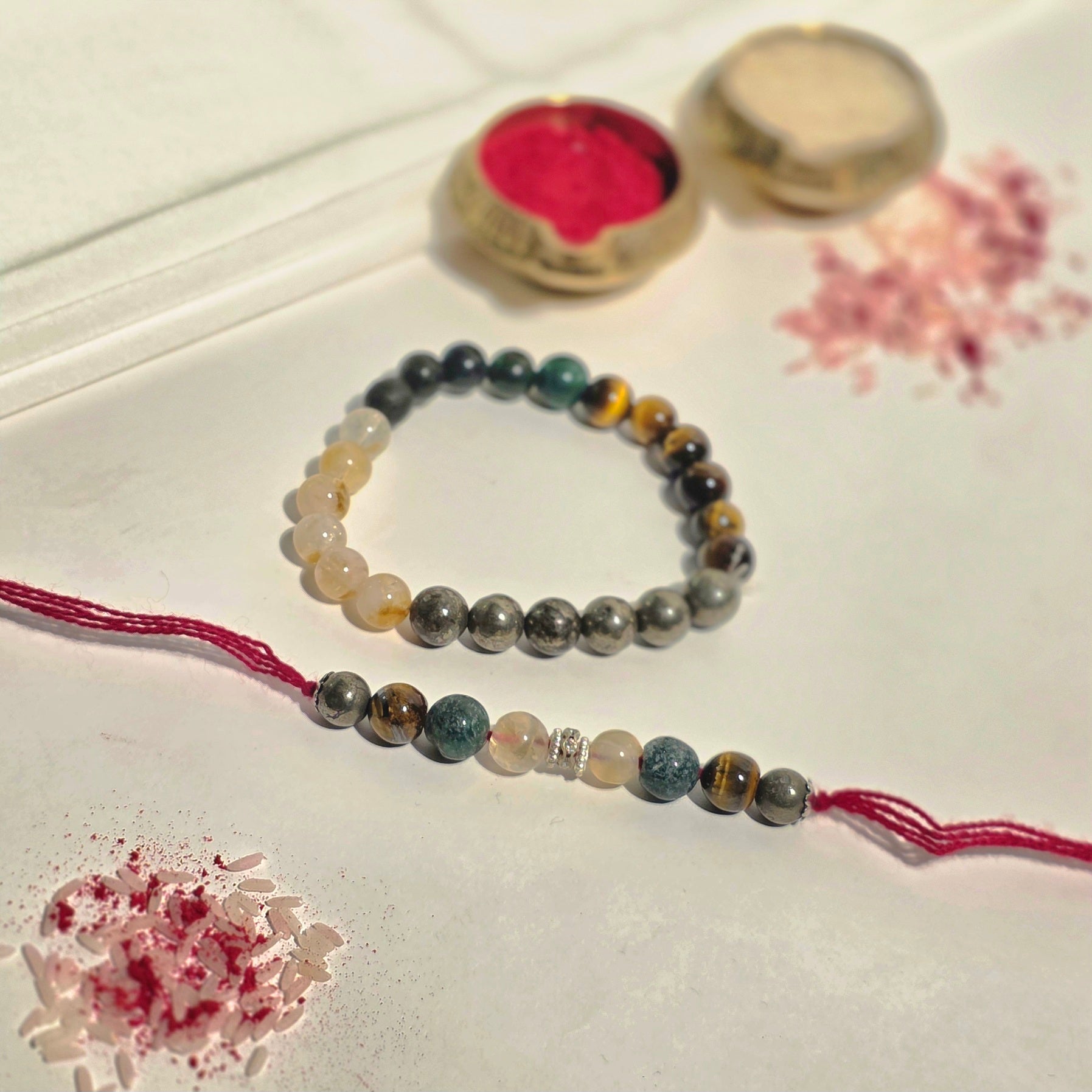 Crystal Rakhi for Financial Benefit (J)