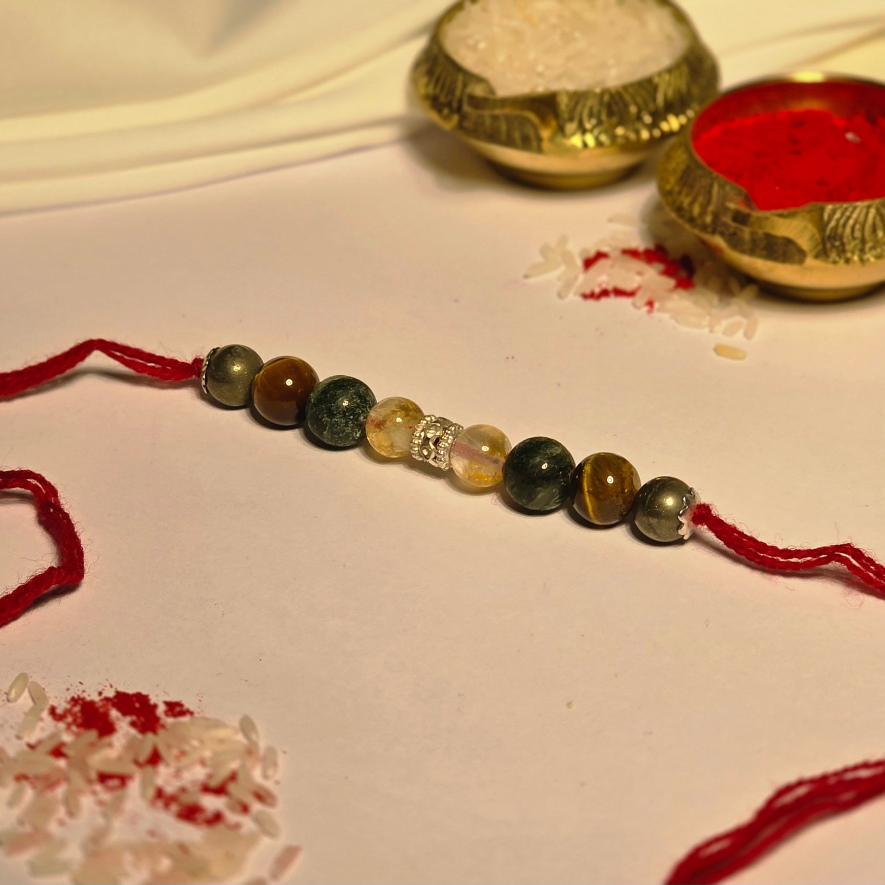 Crystal Rakhi for Financial Benefit (J)
