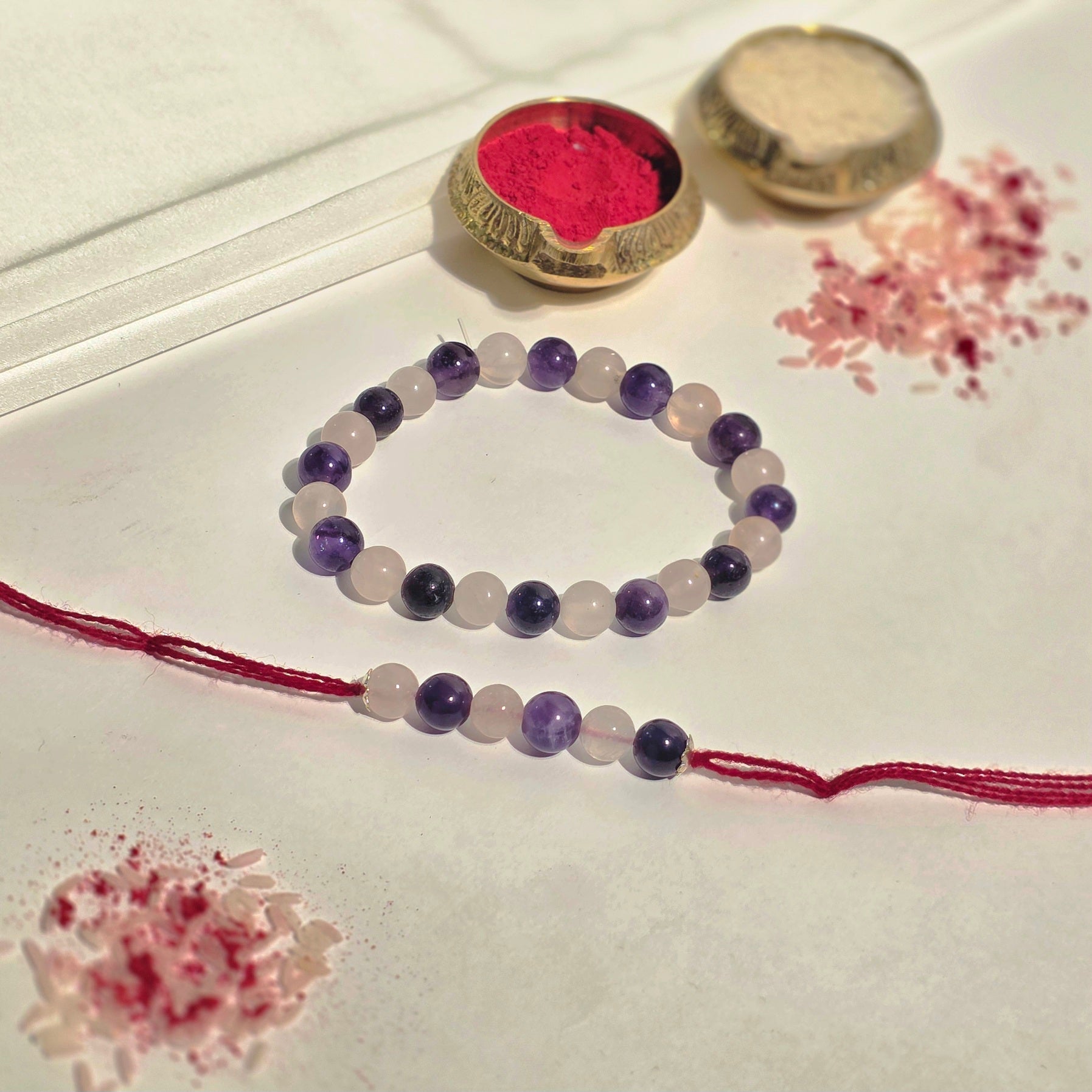 Crystals Rakhi for Love and Bonding (L)