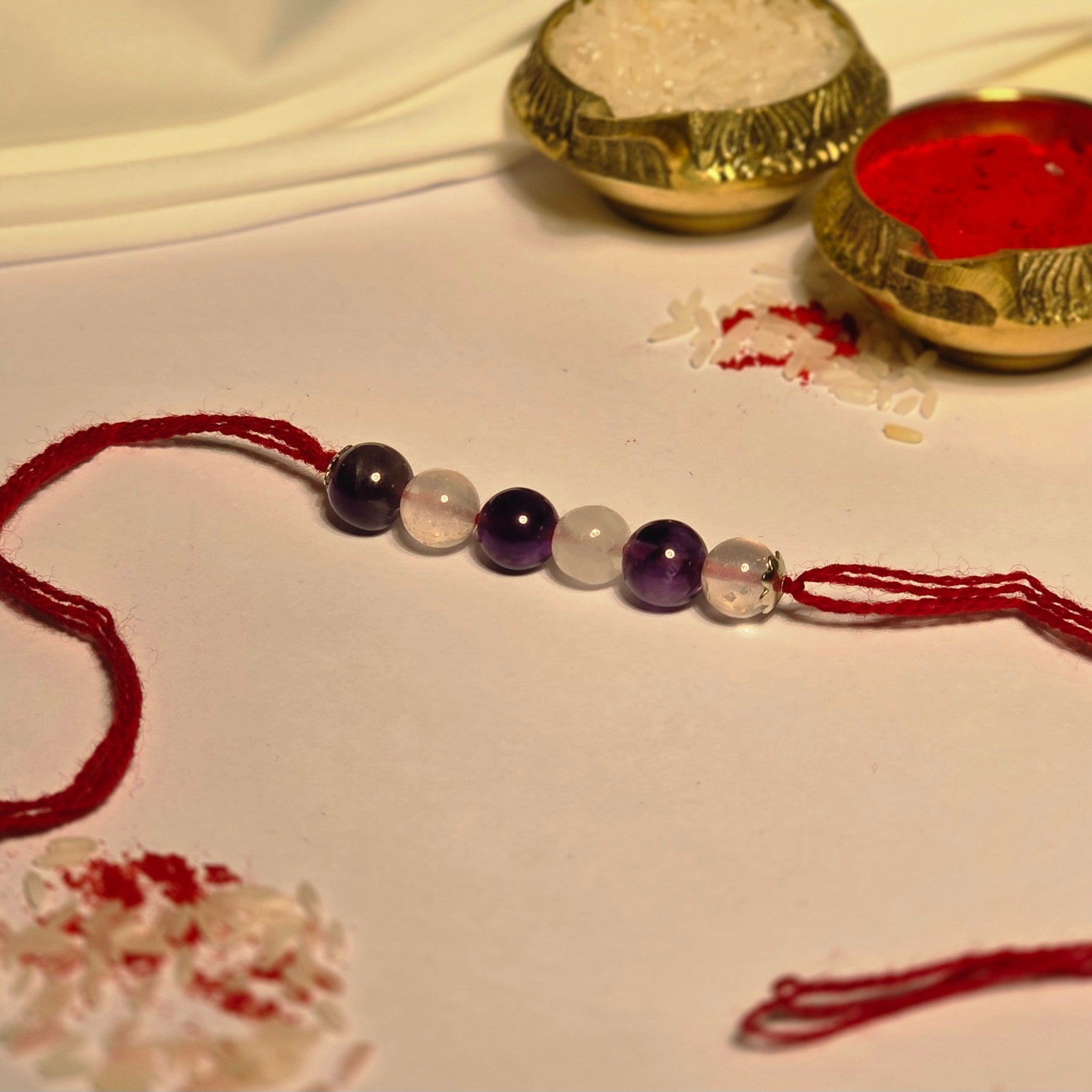 Crystals Rakhi for Love and Bonding (L)