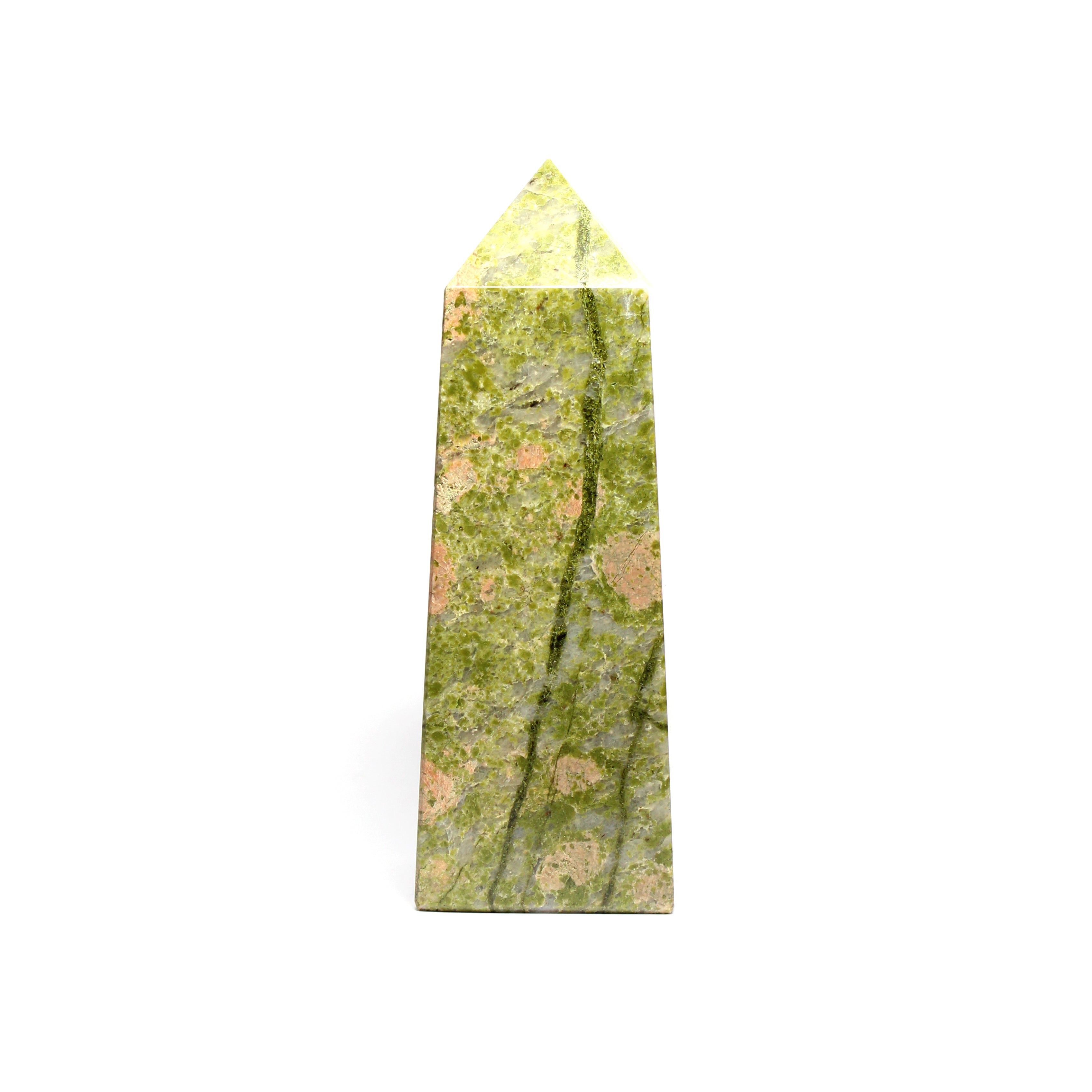 Natural Unakite Tower