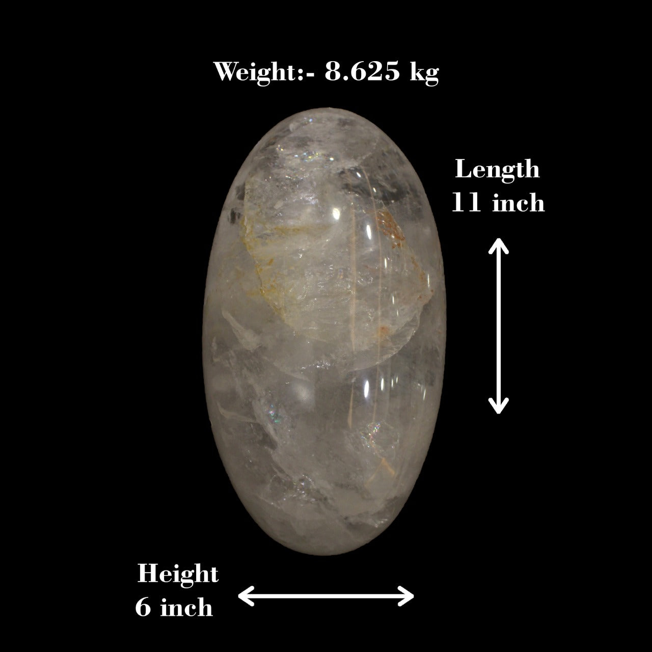 Clear Quartz Shivling