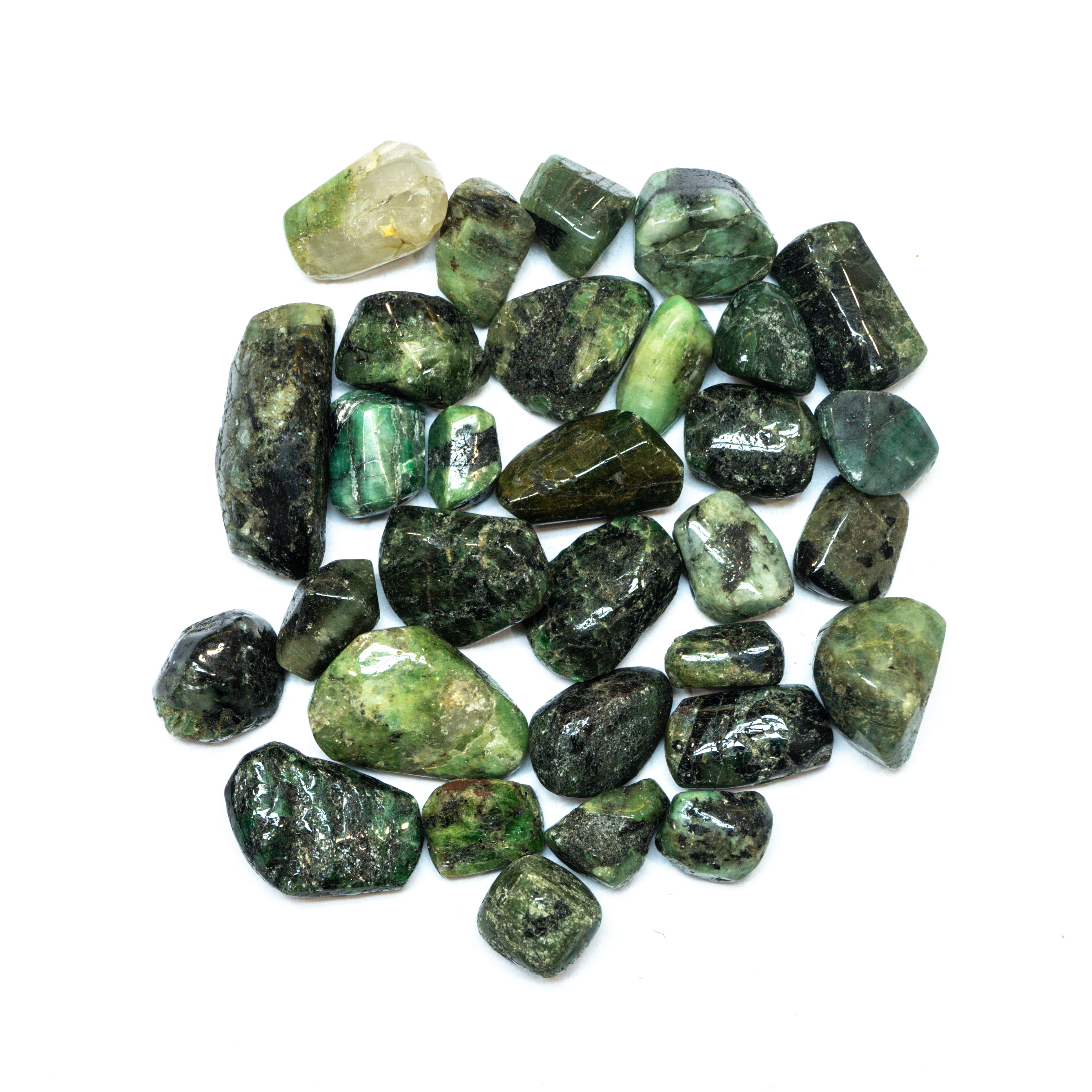 Natural Emerald Tumbles
