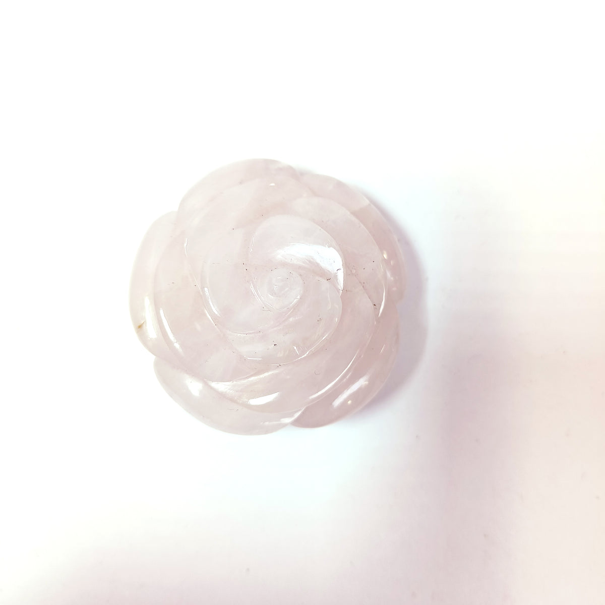 Natural Rose Quartz (Rose Carving) 137g