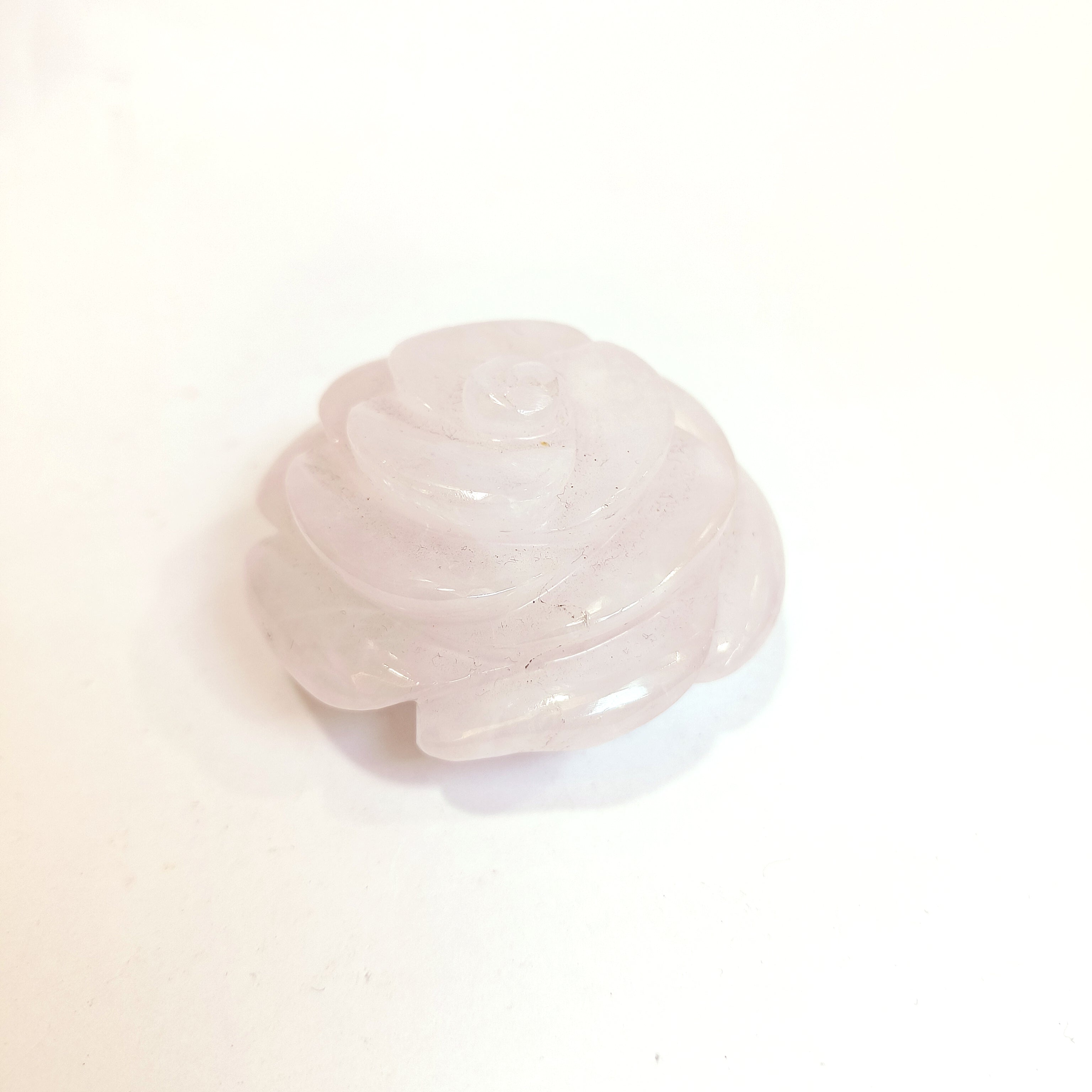 Natural Rose Quartz (Rose Carving) 153g