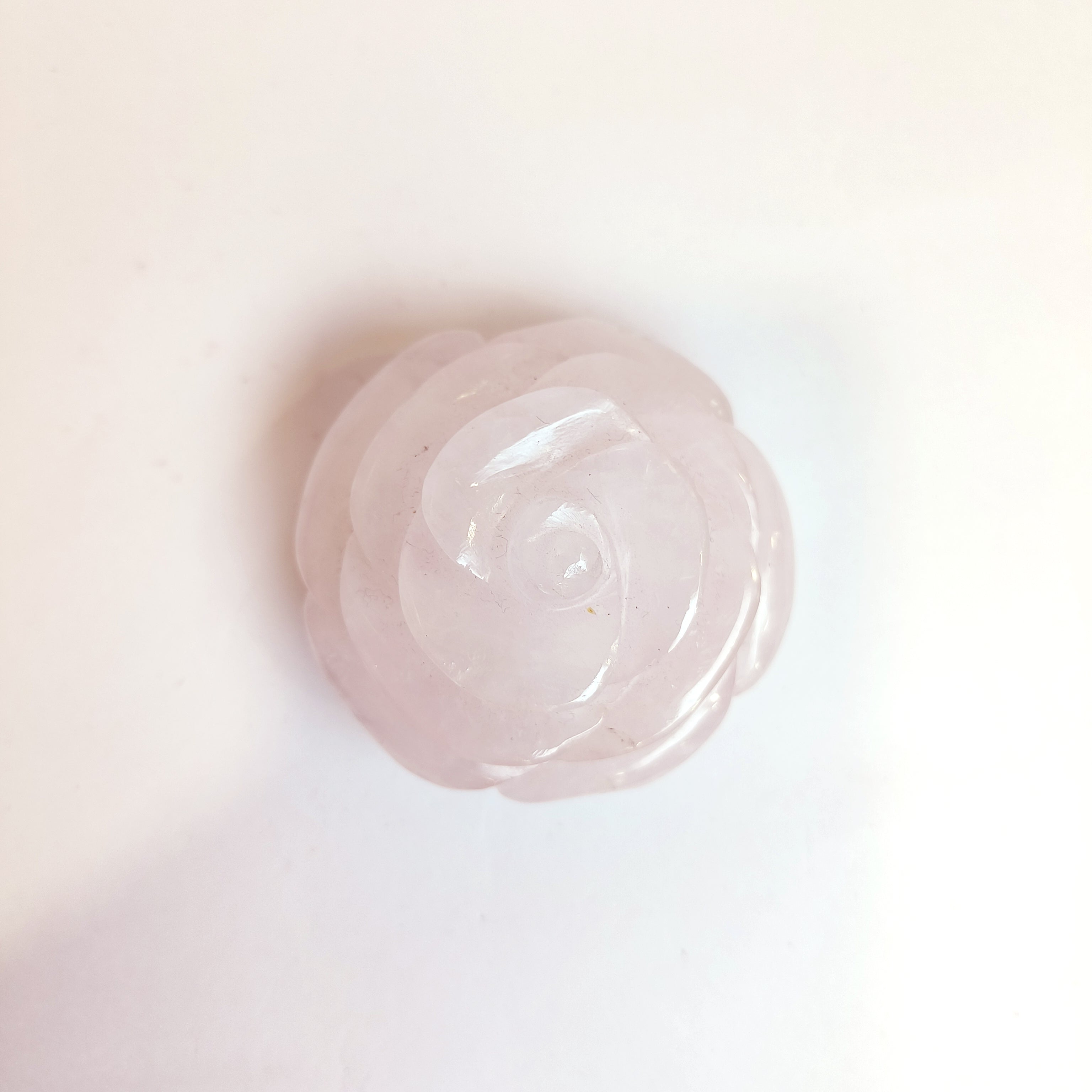 Natural Rose Quartz (Rose Carving) 153g