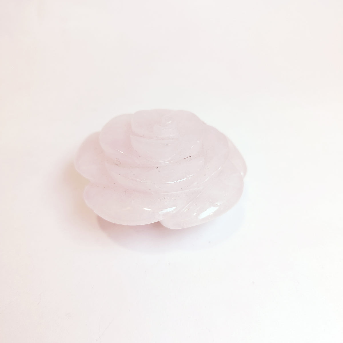 Natural Rose Quartz (Rose Carving) 143g
