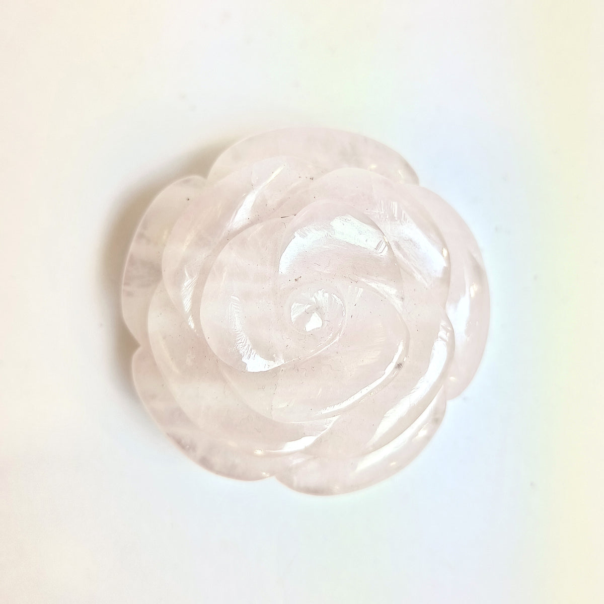 Natural Rose Quartz (Rose Carving) 145g