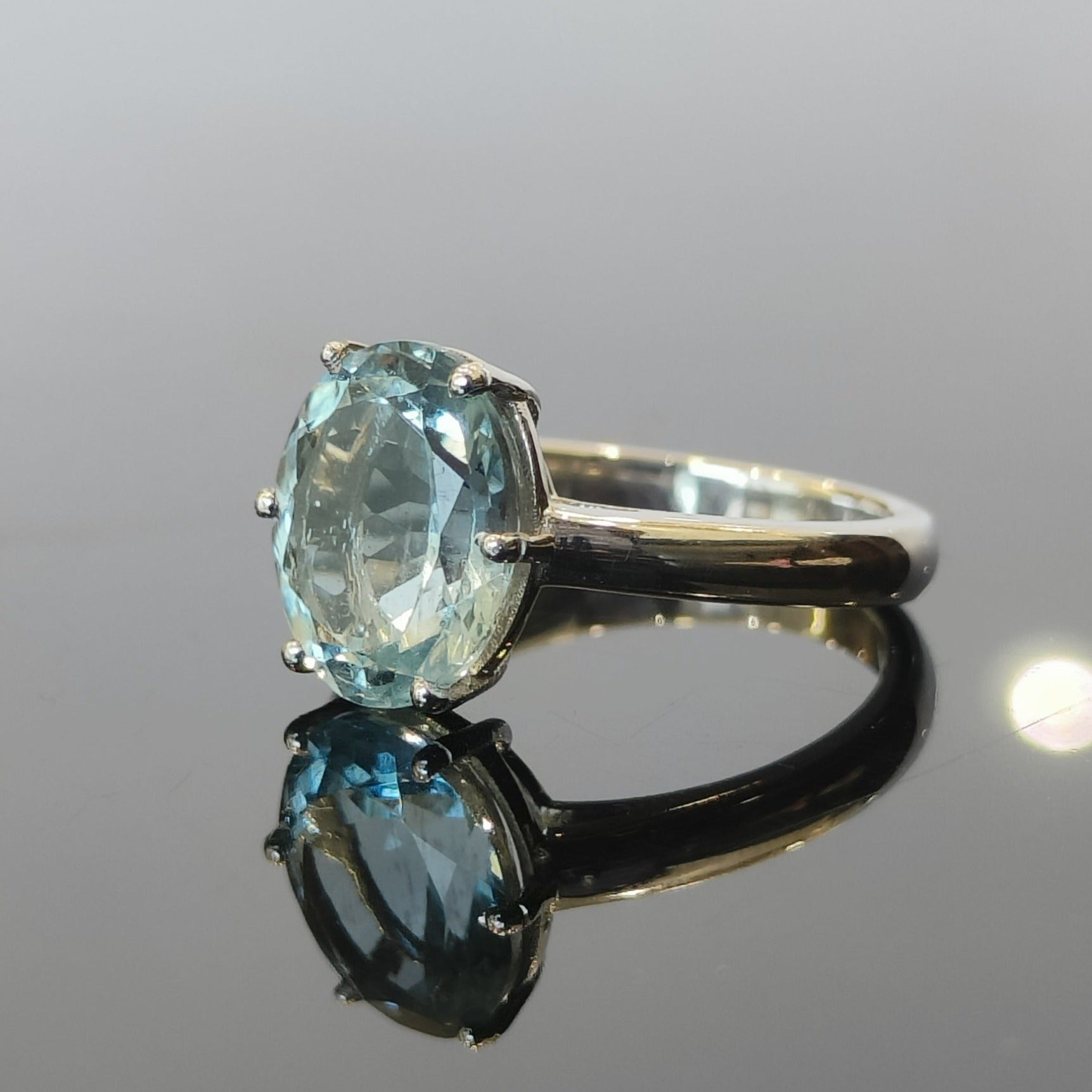 Aquamarine Ring AMOS-1