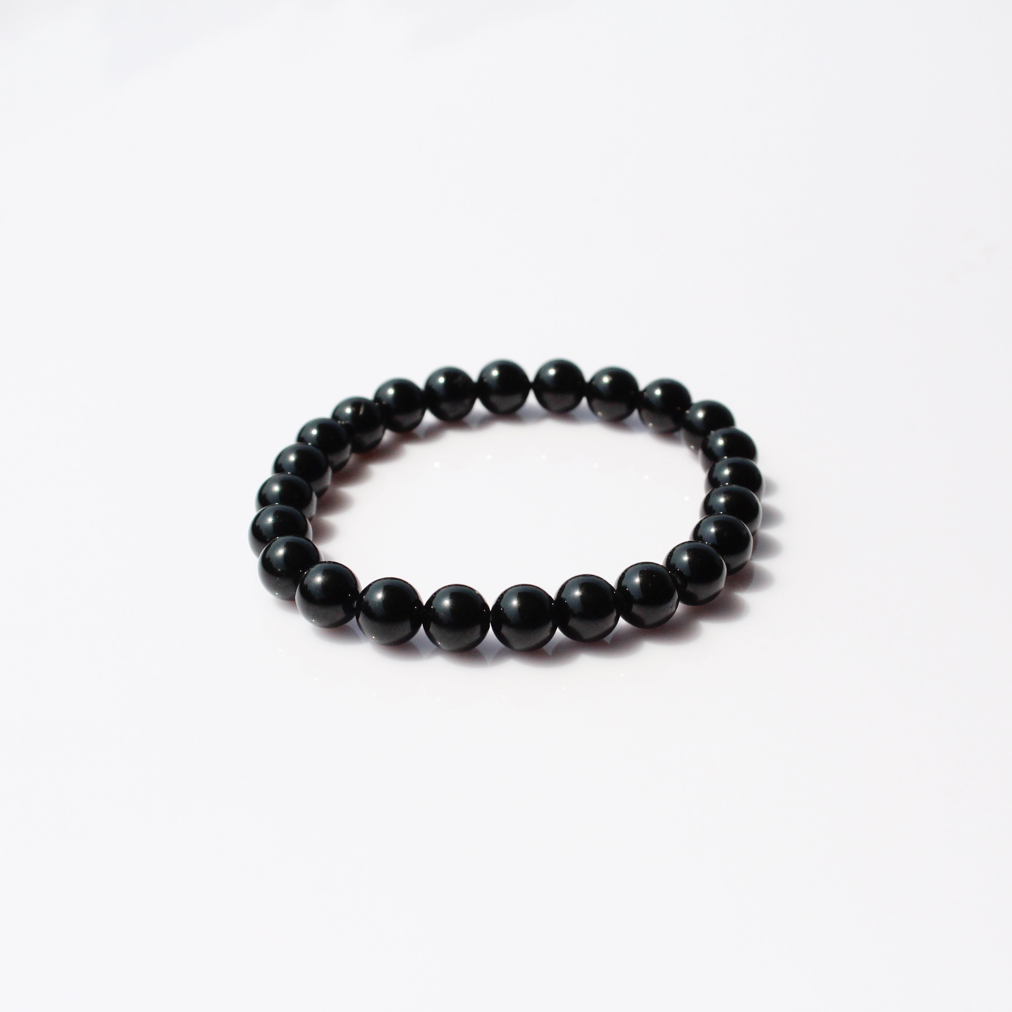 Buy Black Tourmaline Bracelet With Raw Tektite Crystal Healing Natural  Stone Protection, Grounding, Stability, Psychic Attack Online in India -  Etsy