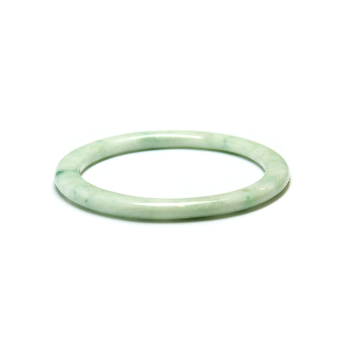 Natural Green Jade Bangle