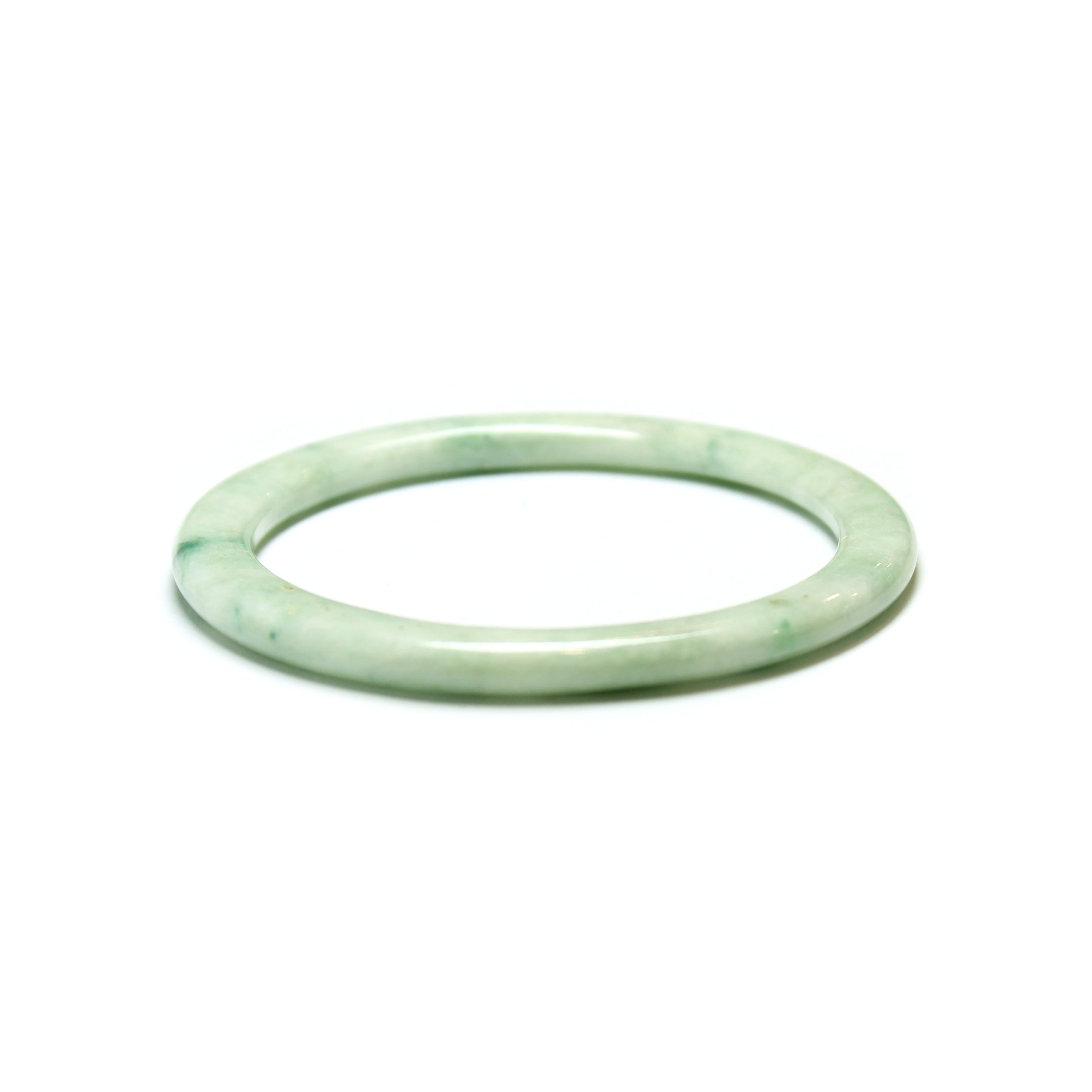 Natural Green Jade Bangle