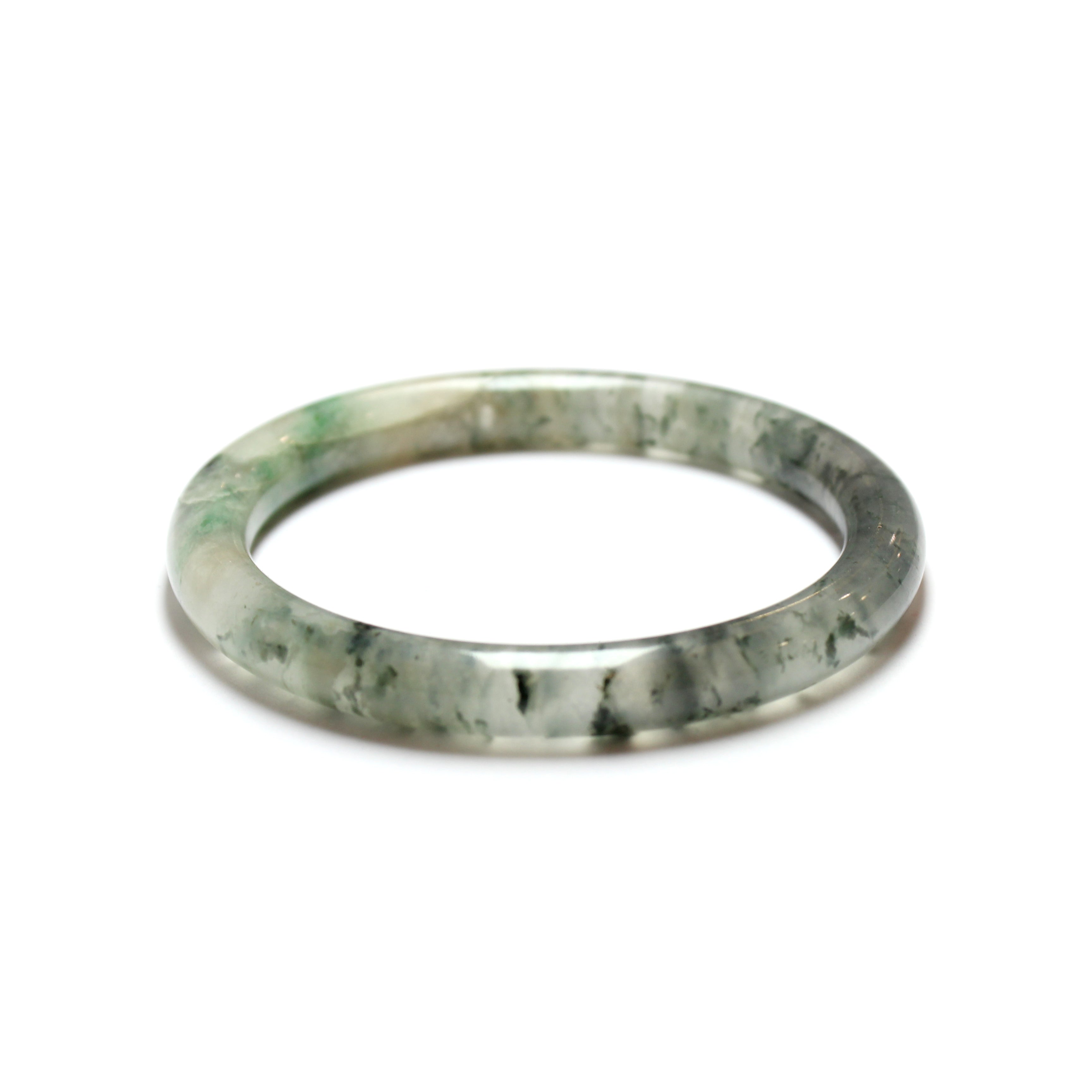 Natural Green Jade Bangle