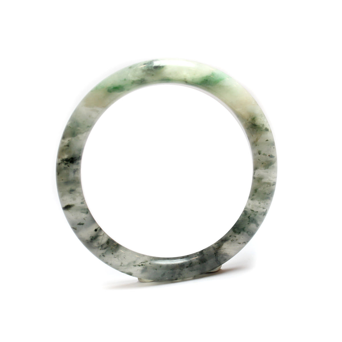 Natural Green Jade Bangle