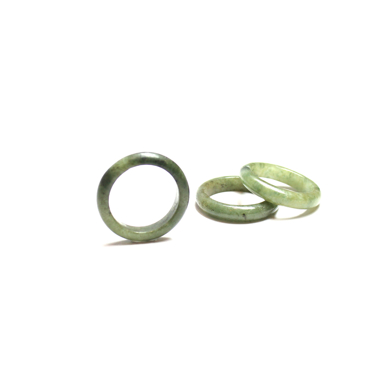 Natural Green Jade Ring