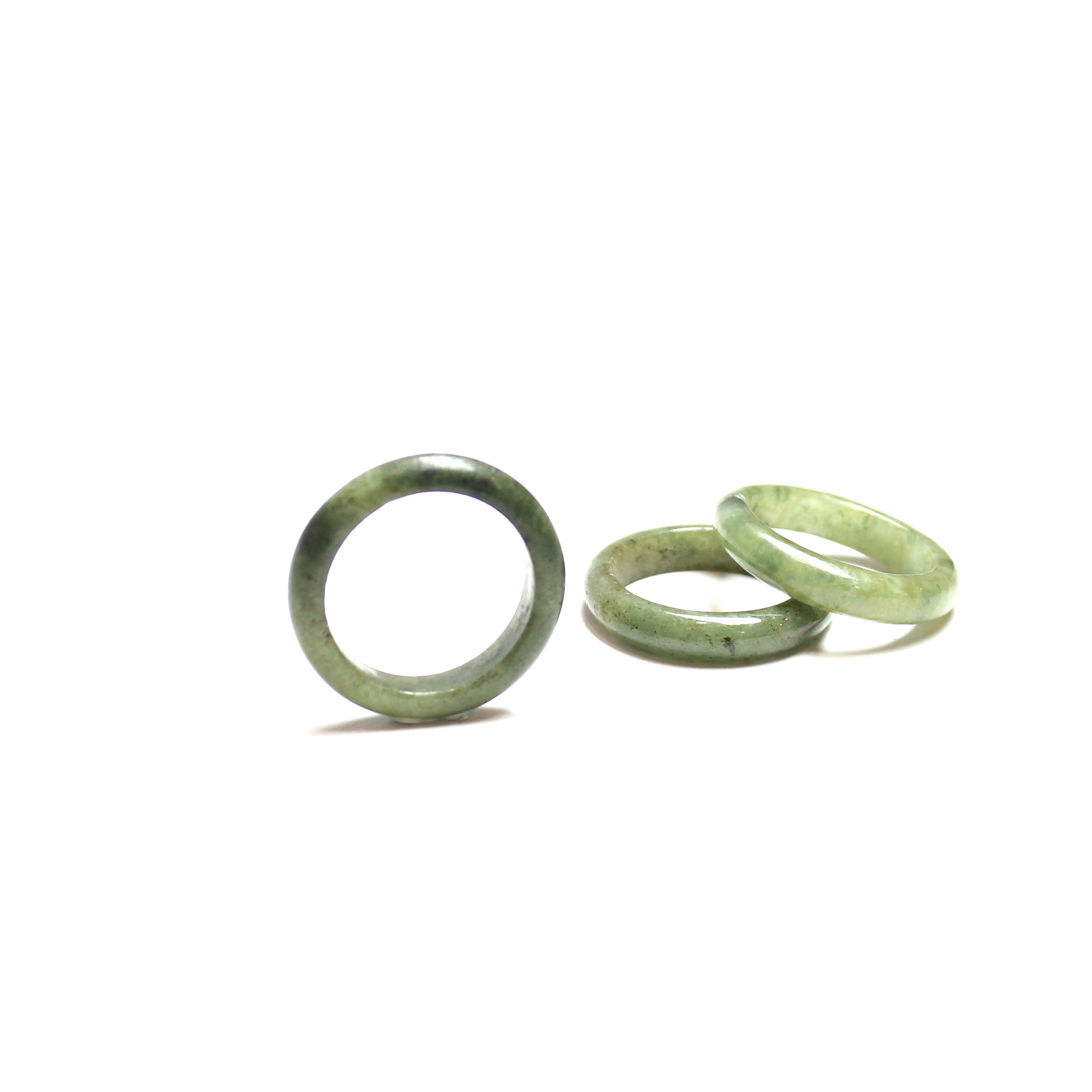 Natural Green Jade Ring