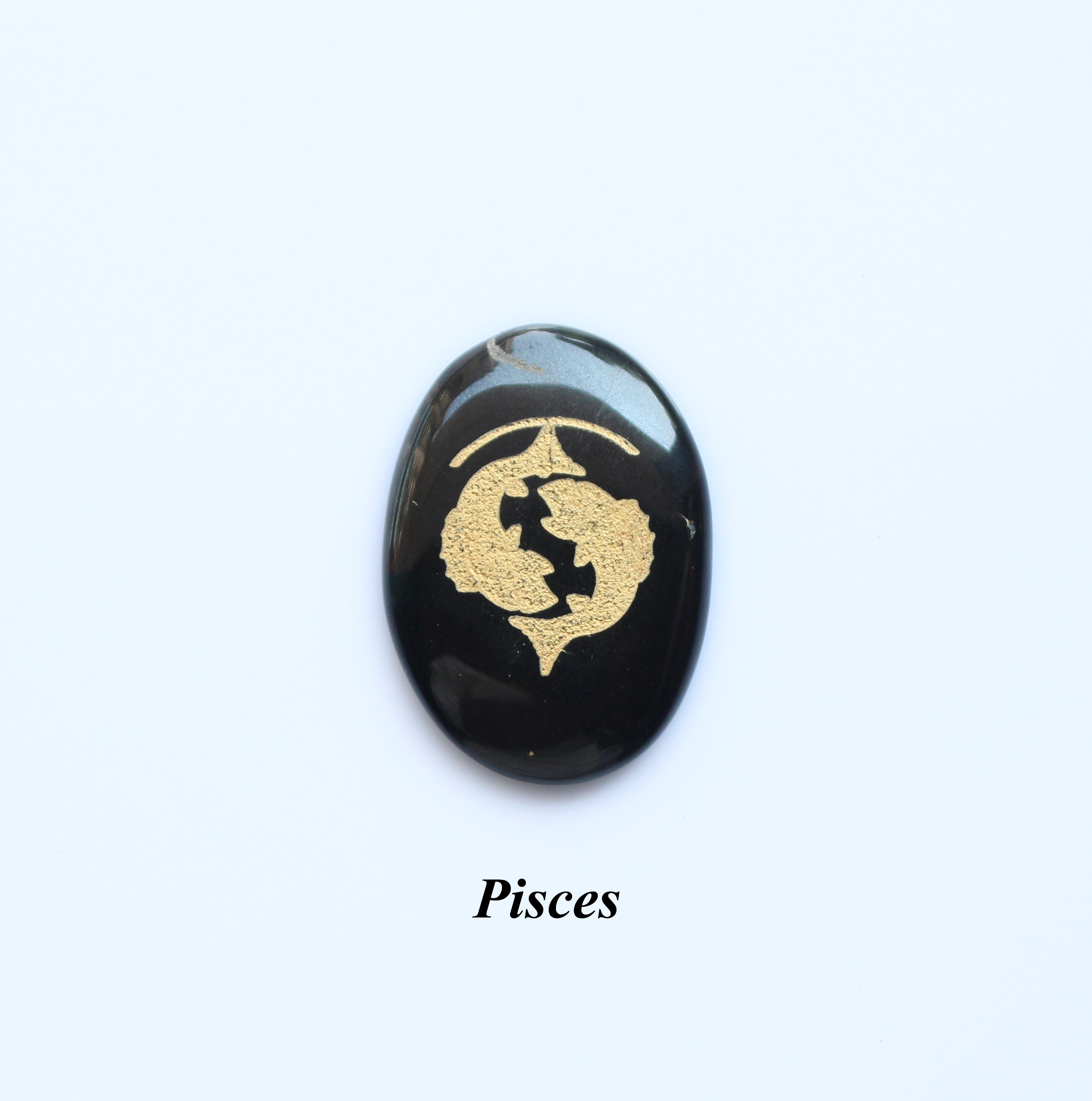 Natural Black Agate Rashi Stone