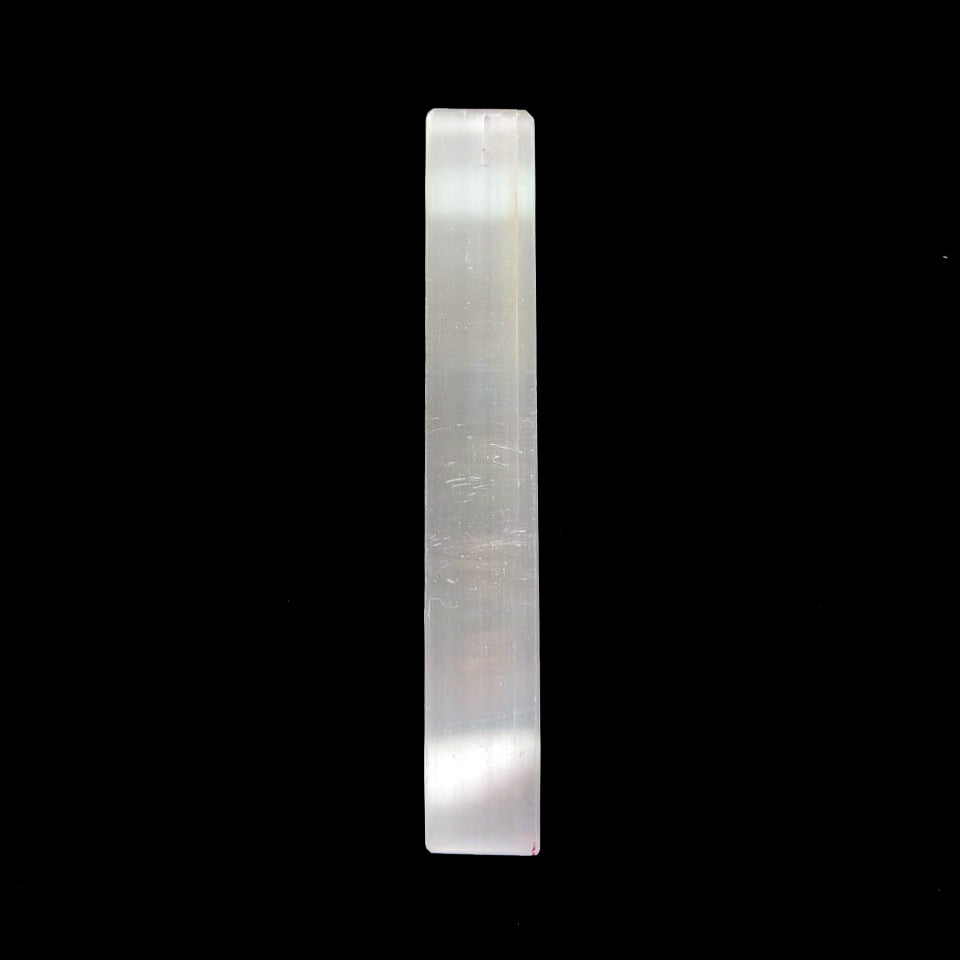 Natural Selenite Seven Chakra Stick