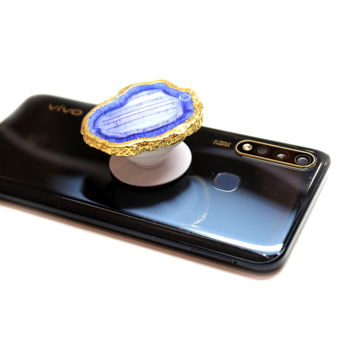 Agate Pop Socket Mobile Grip