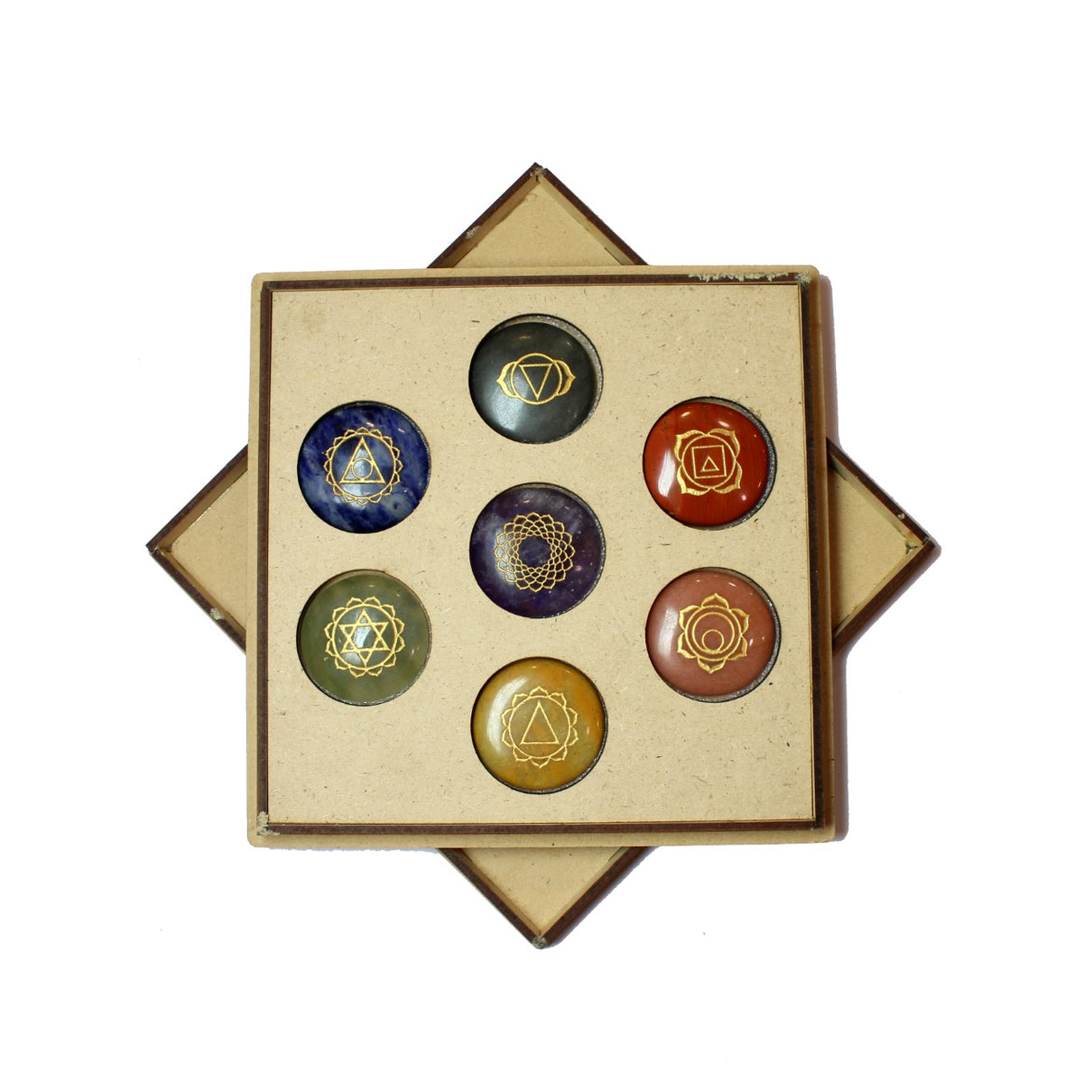 Natural 7 Chakra Coin Set