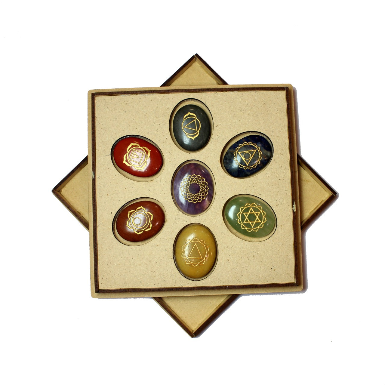 Natural 7 Chakra Coin Set