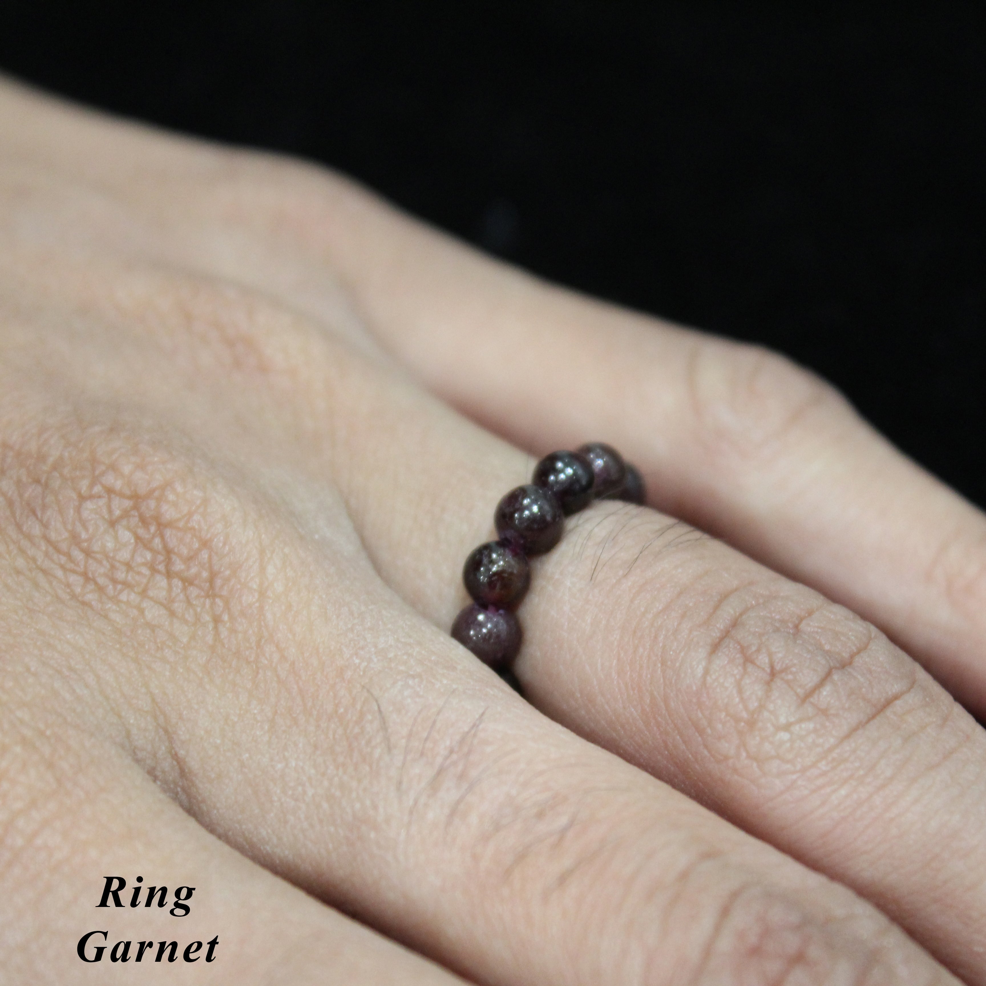 Natural Garnet Ring